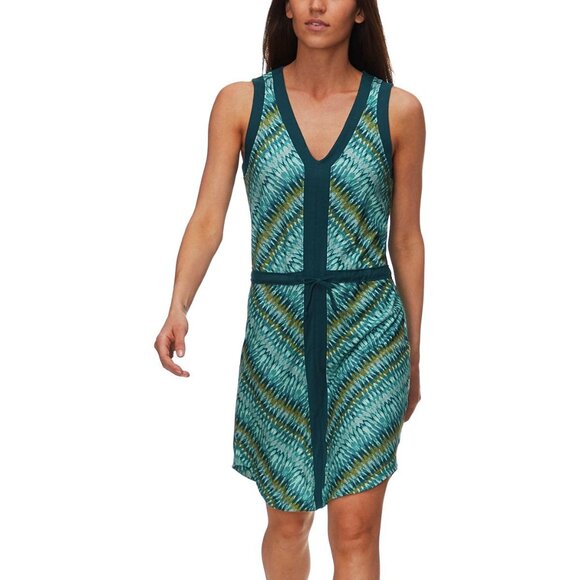 Marmot Women's Remy Geometric Print Lightweight Casual Knit Dress Size Medium - Picture 1 of 8